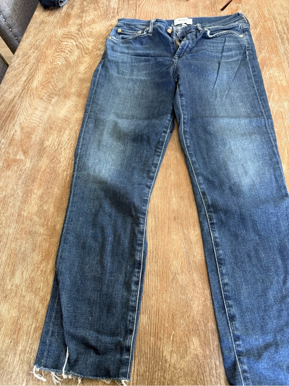 Agolde Women's Skinny Jeans in Dark Blue Wash